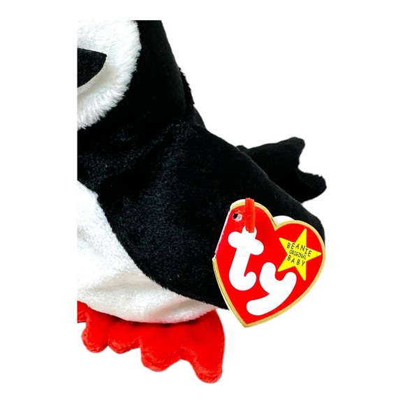 Retired Puffer the Puffin Beanie Baby, PE pellets, hand tag Gen 5 - Picture 5 of 14